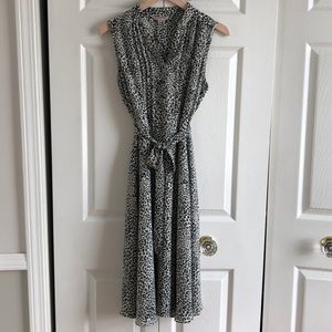 Nanette Lepore Leopard Tie Waist Dress